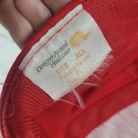 Vintage San Francisco 49ers Red Snapback Hat Cap AJD Embroidered Logo Football - Picture 10 of 10